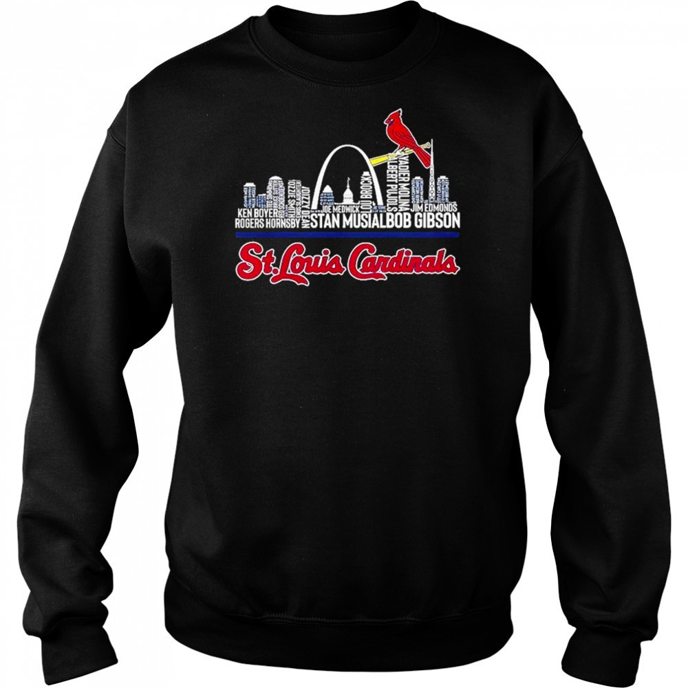 St Louis Cardinals 2025 Skyline City Shirt Hoodie