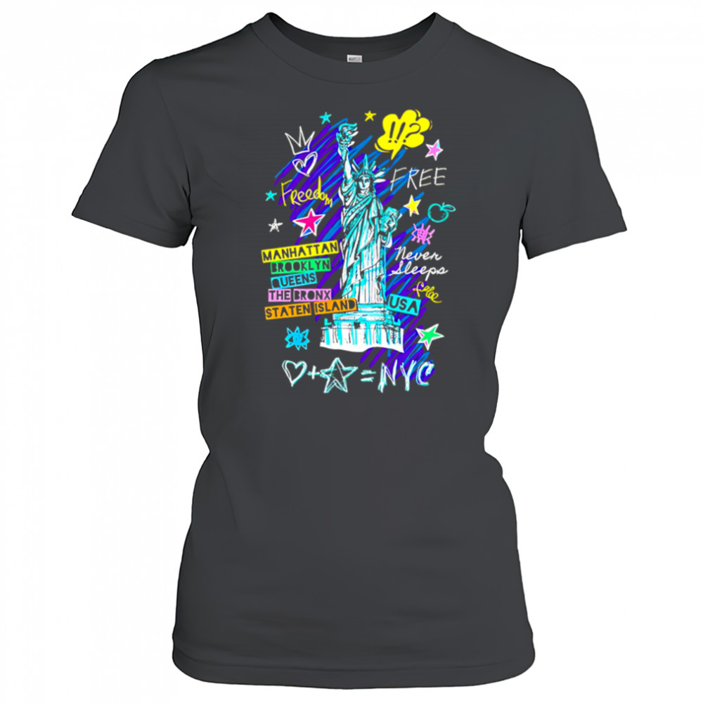 Statue of liberty cities of new york shirt Women's T-shirt