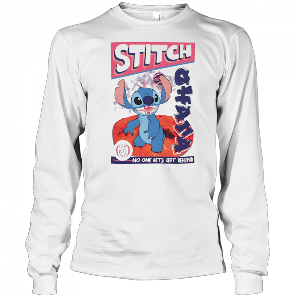 Stitch Ohana no one gets left behind shirt Long Sleeved