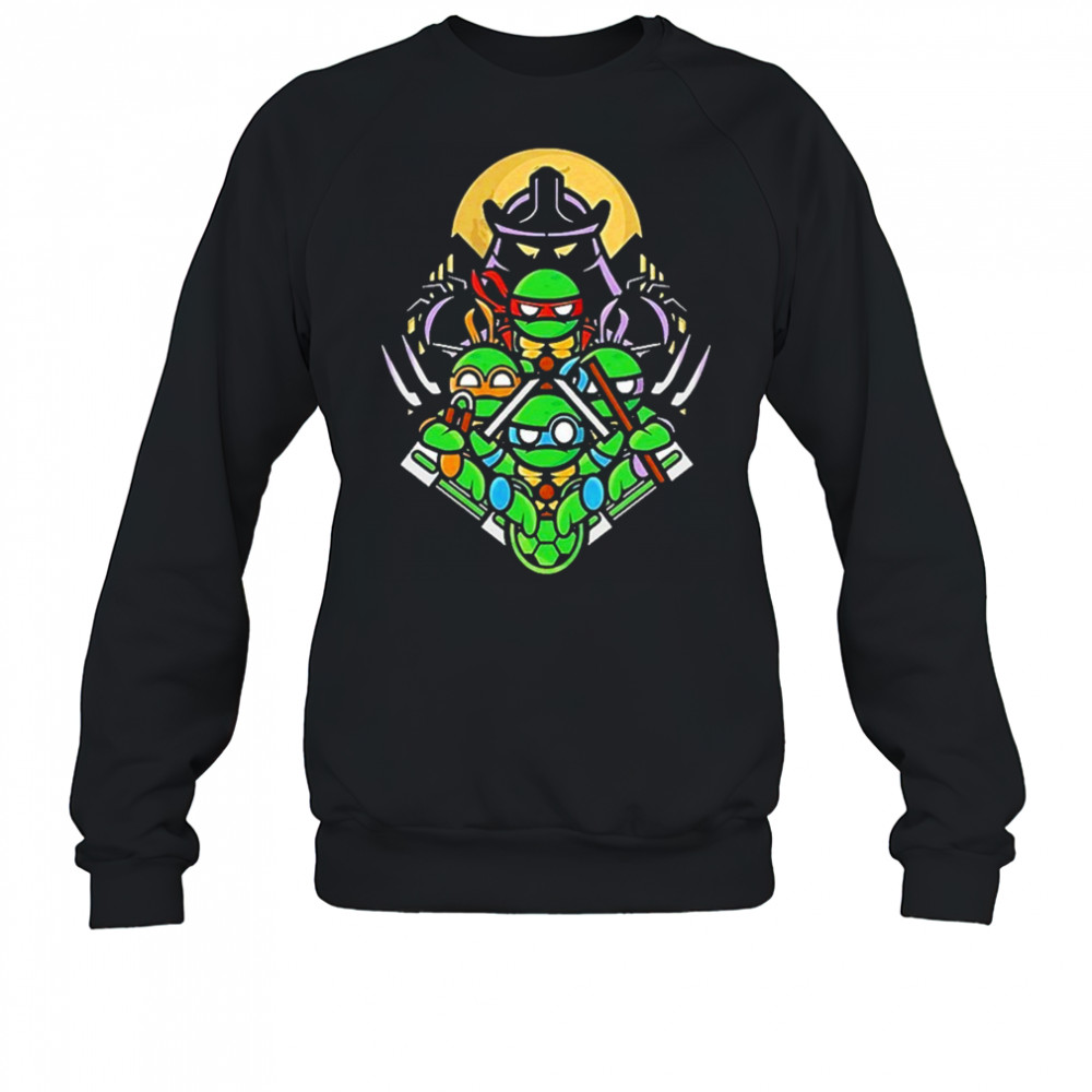 Teenage Mutant Ninja Turtles And Shredder Go Ninja Shirt Sweatshirt