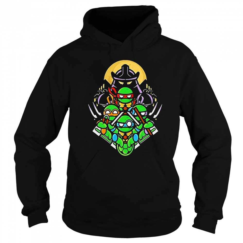 Teenage Mutant Ninja Turtles And Shredder Go Ninja Shirt Sweatshirt