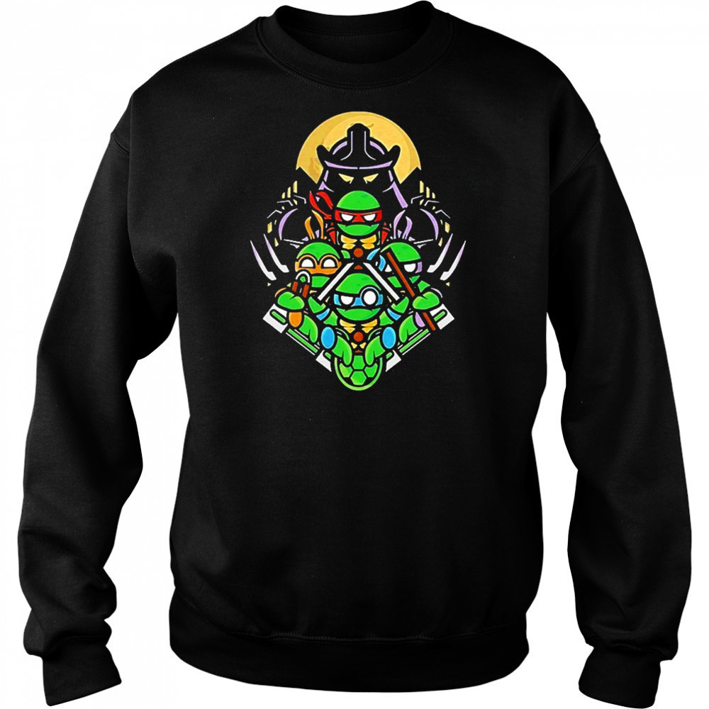 Teenage Mutant Ninja Turtles And Shredder Go Ninja Shirt Hoodie