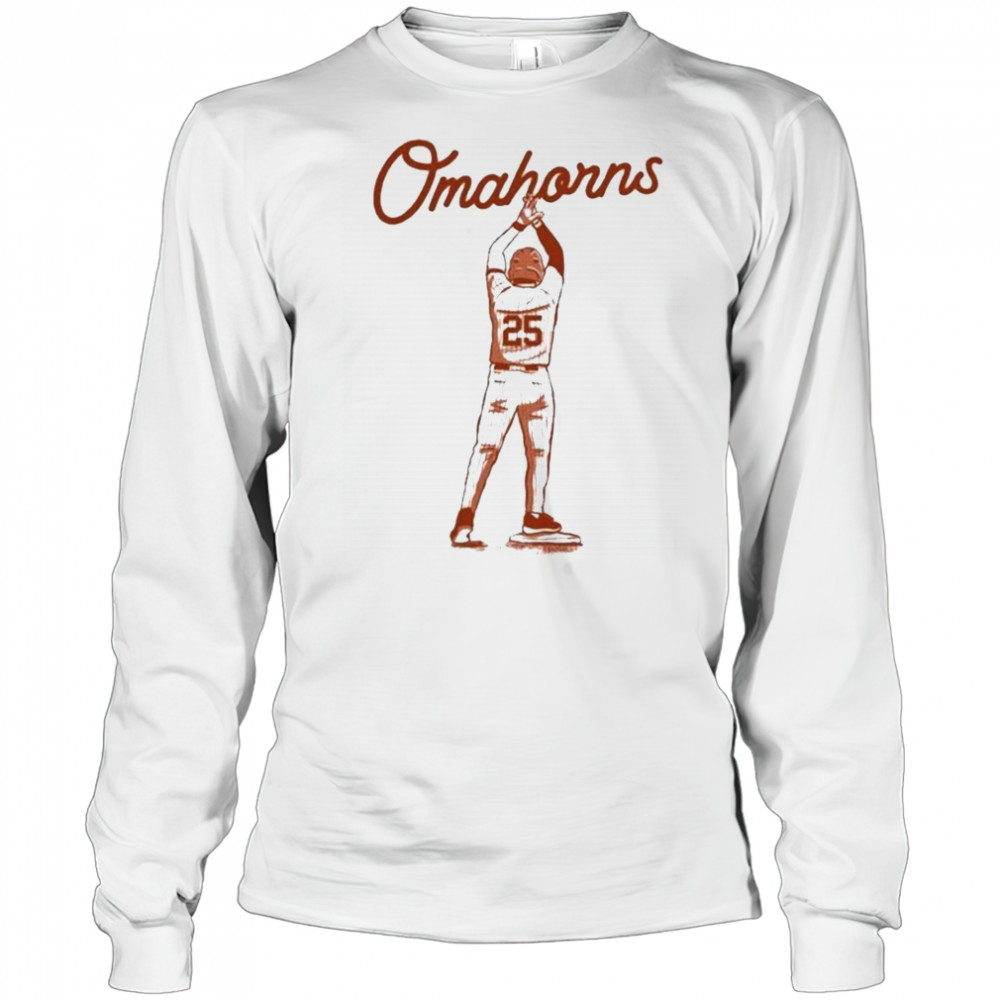 Texas Longhorns Omahorns The Road To Omaha shirt Long Sleeved