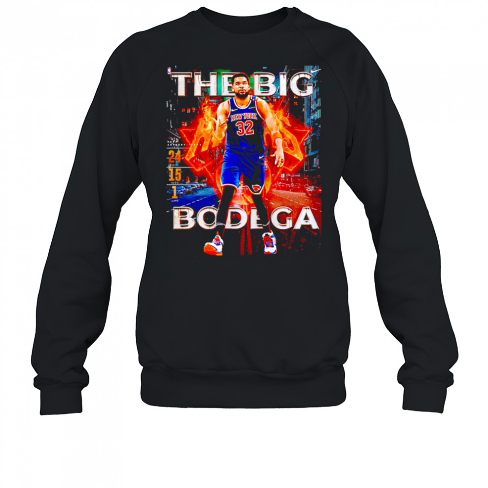 The Big Bodega Karl-Anthony Towns Knicks on fire shirt Sweatshirt