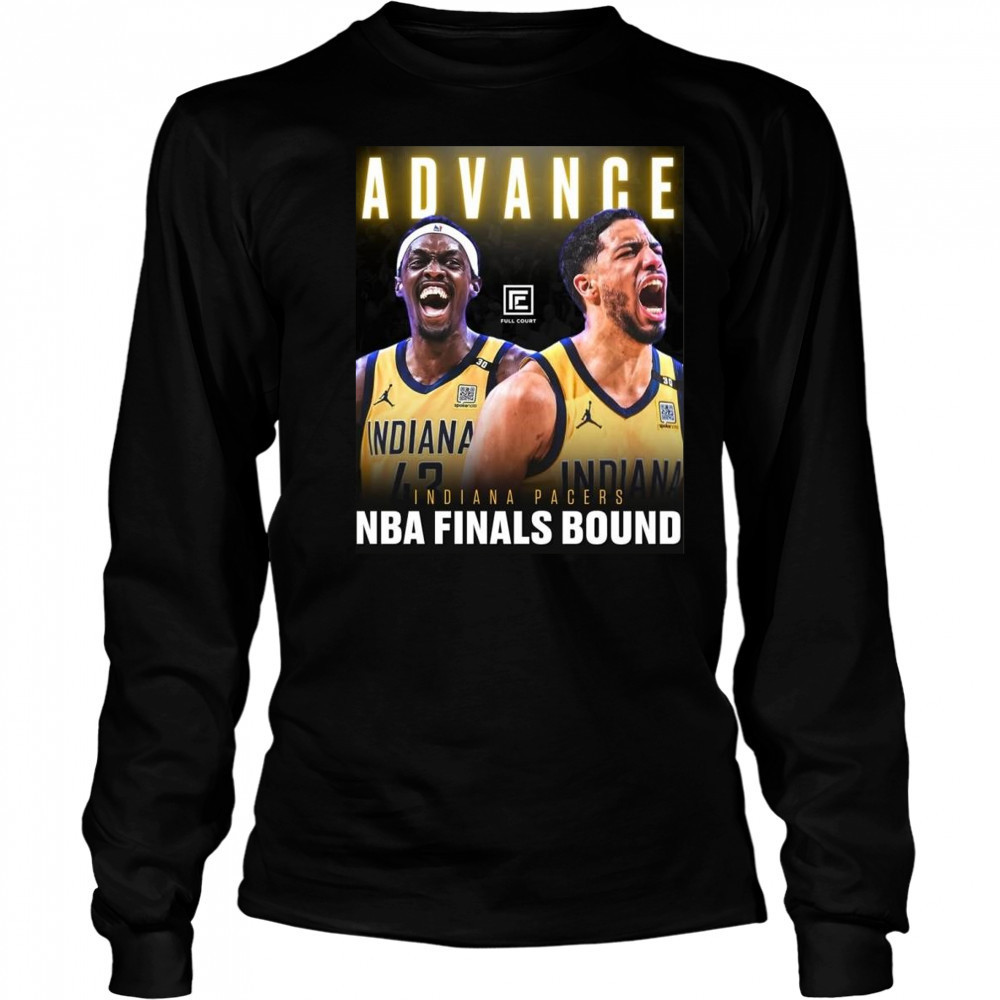 The Indiana Pacers Are The 2025 Eastern Conference Champions & Advance To The NBA Finals Shirt Long Sleeved
