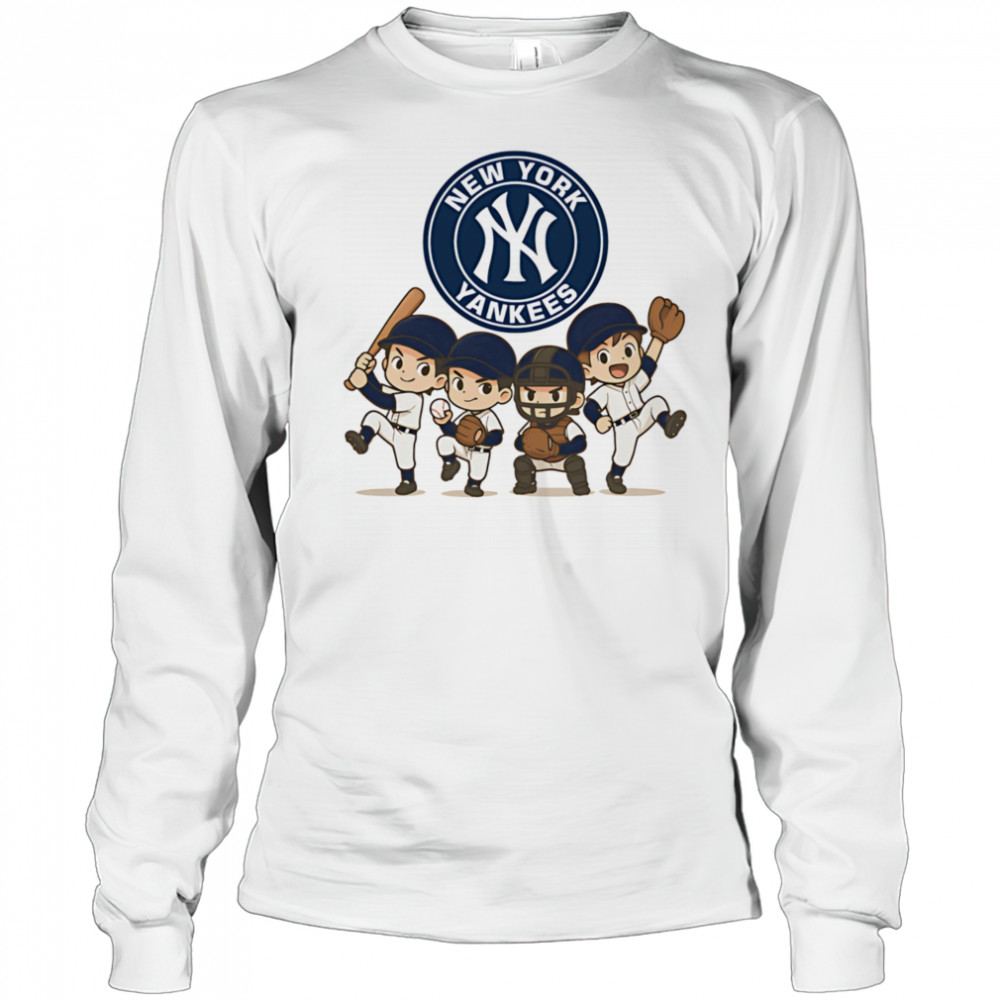 The New York Yankees chibi player shirt Long Sleeved