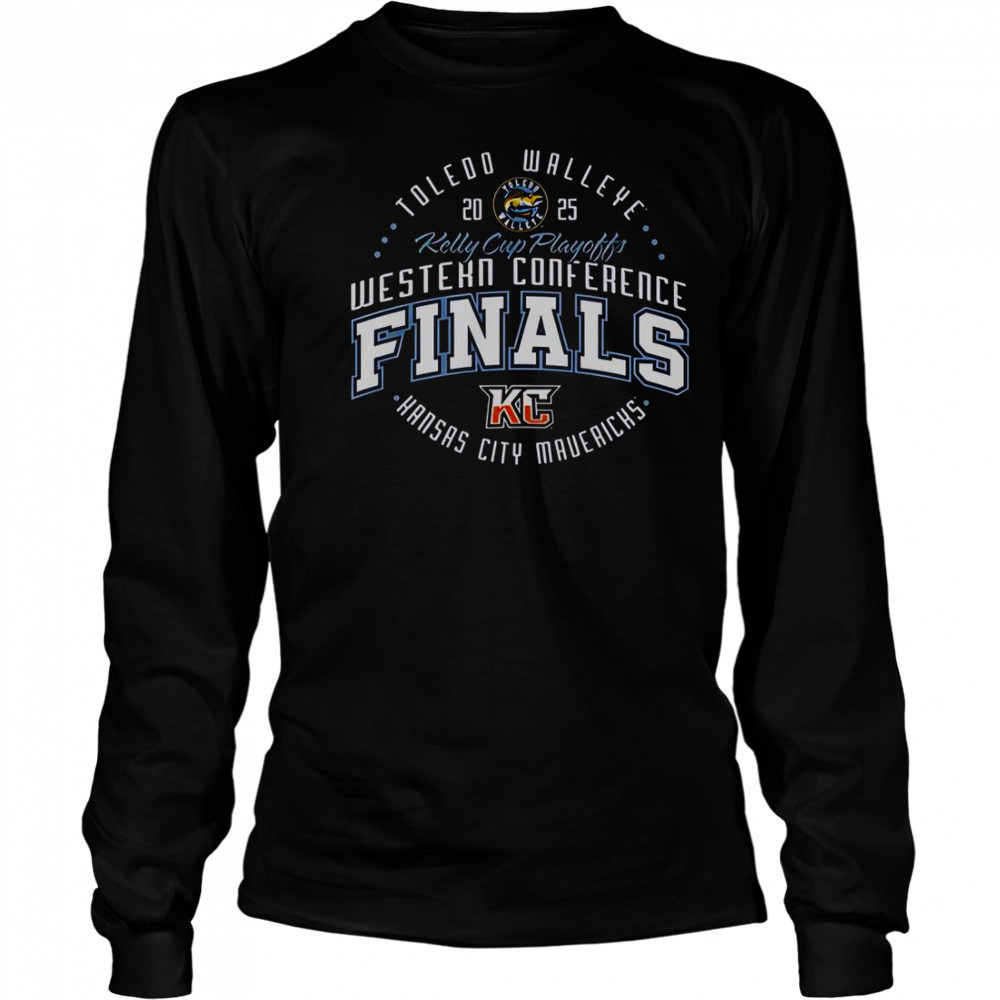 Toledo Walleye 2025 Western Conference Finals T-Shirt Long Sleeved