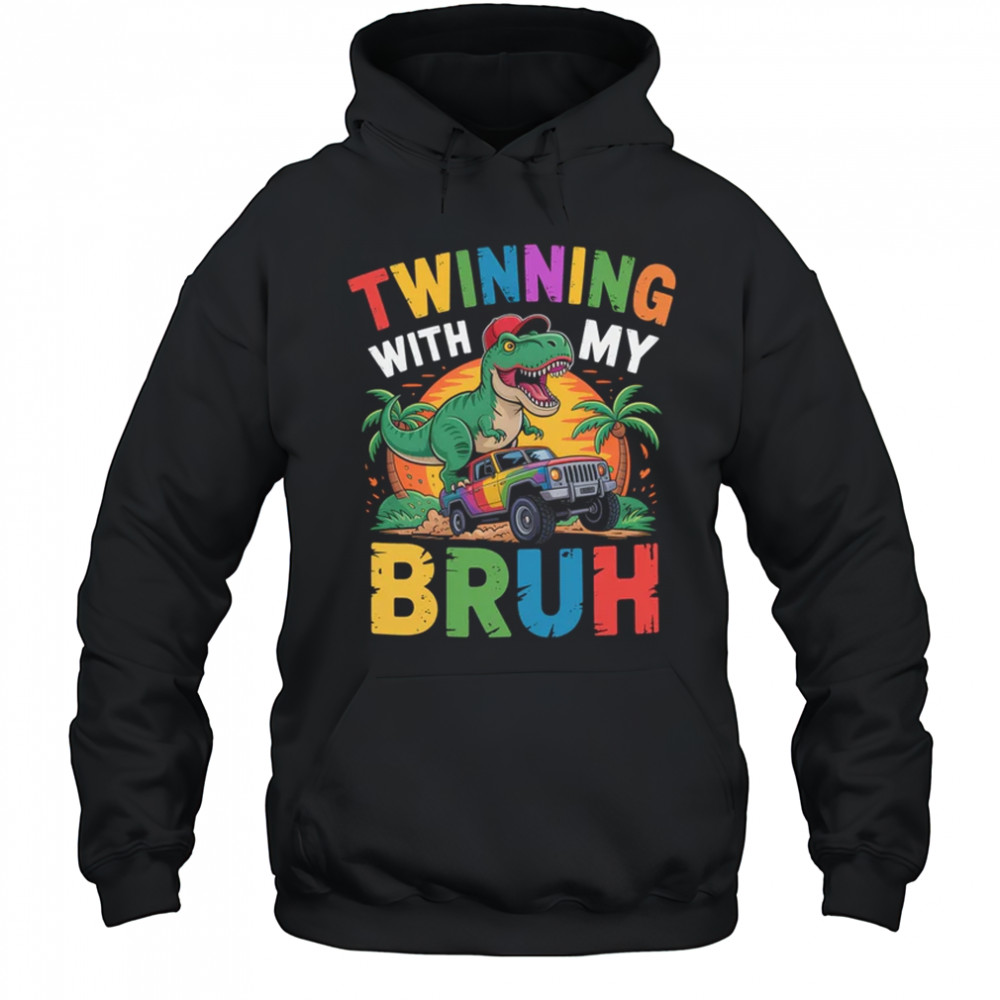 Twinning With My Bestie Kids Boys Funny Twin Day Spirit Week shirt Hoodie