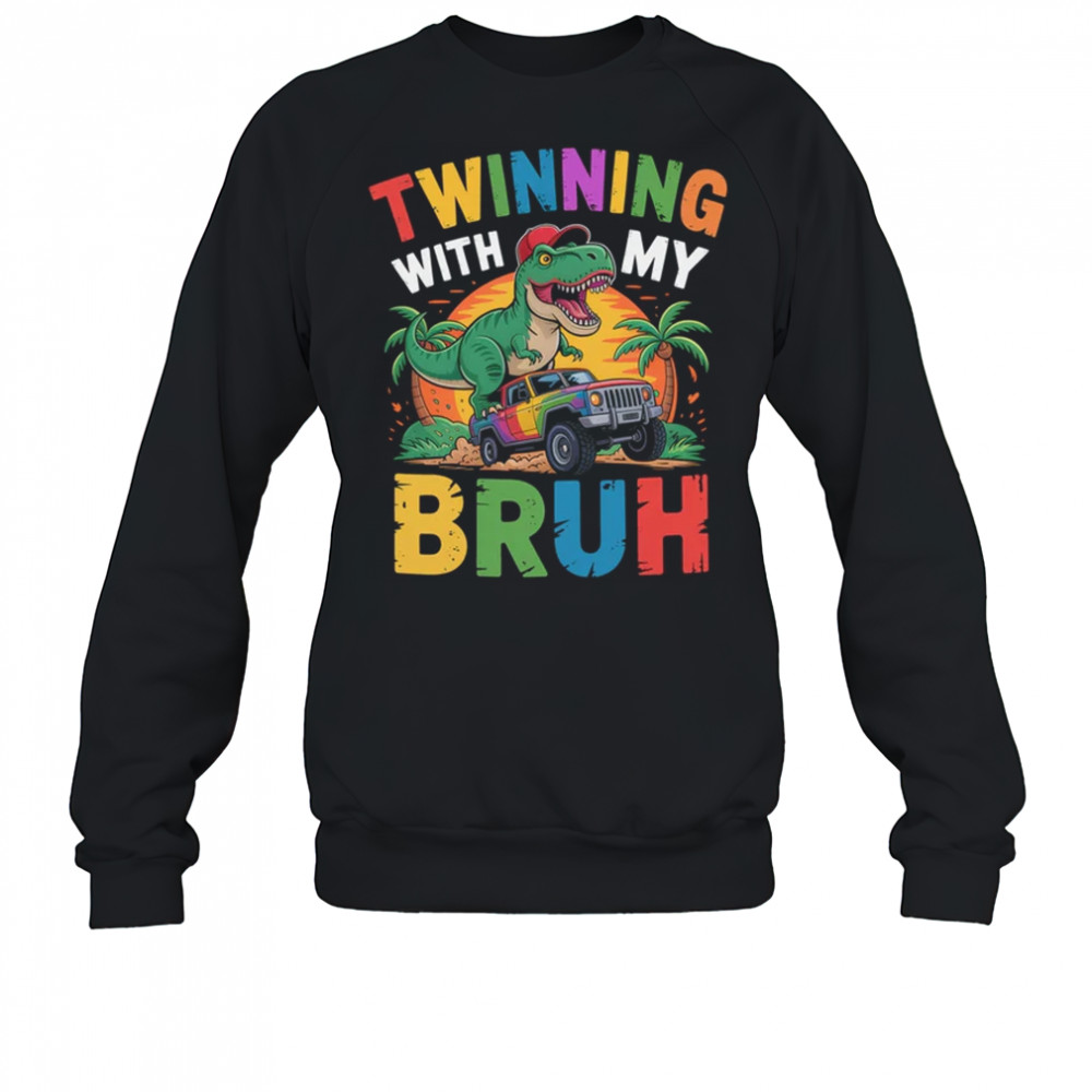 Twinning With My Bestie Kids Boys Funny Twin Day Spirit Week shirt Sweatshirt