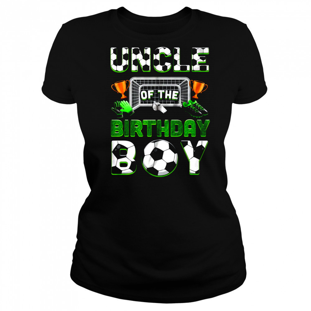 Uncle Of The Birthday Boy Soccer Family Matching Party shirt Women's T-shirt