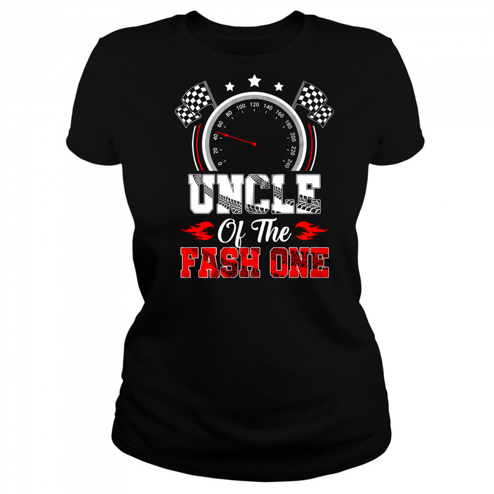 Uncle Of The Fast One 1st Birthday Racing Car Family shirt Women's T-shirt