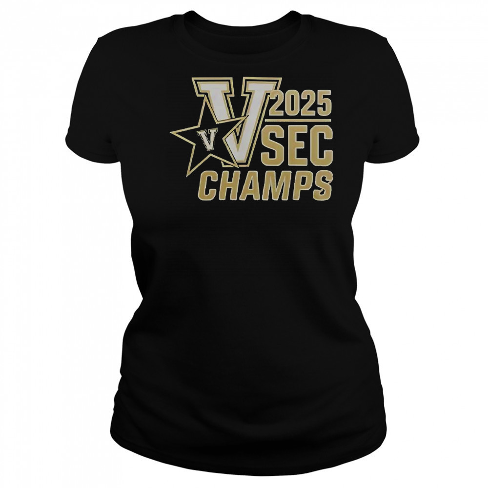 Vanderbilt Baseball 2025 SEC Champions T-Shirt Women's T-shirt