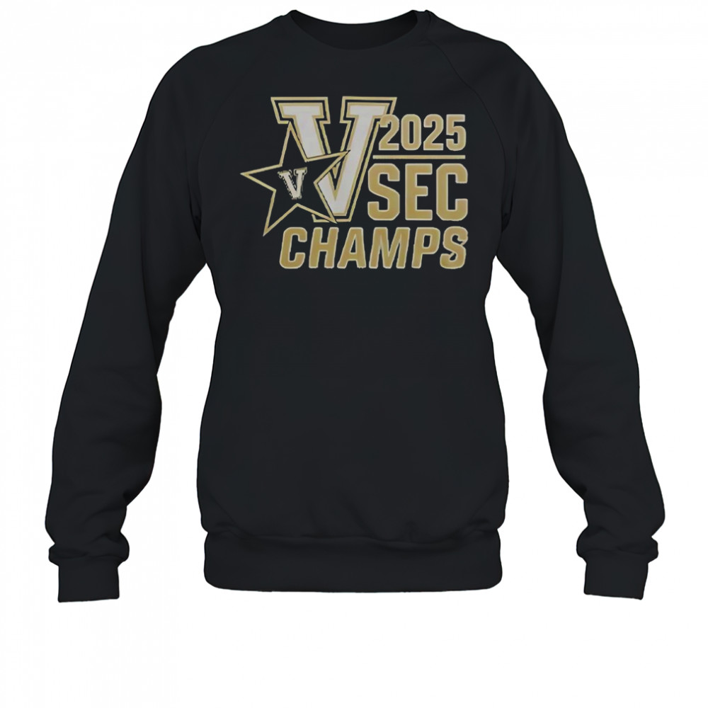 Vanderbilt Baseball 2025 SEC Champions T-Shirt Sweatshirt