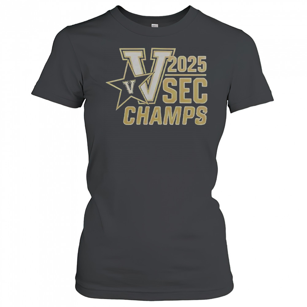 Vanderbilt Baseball 2025 SEC Champions T-Shirt Women's T-shirt