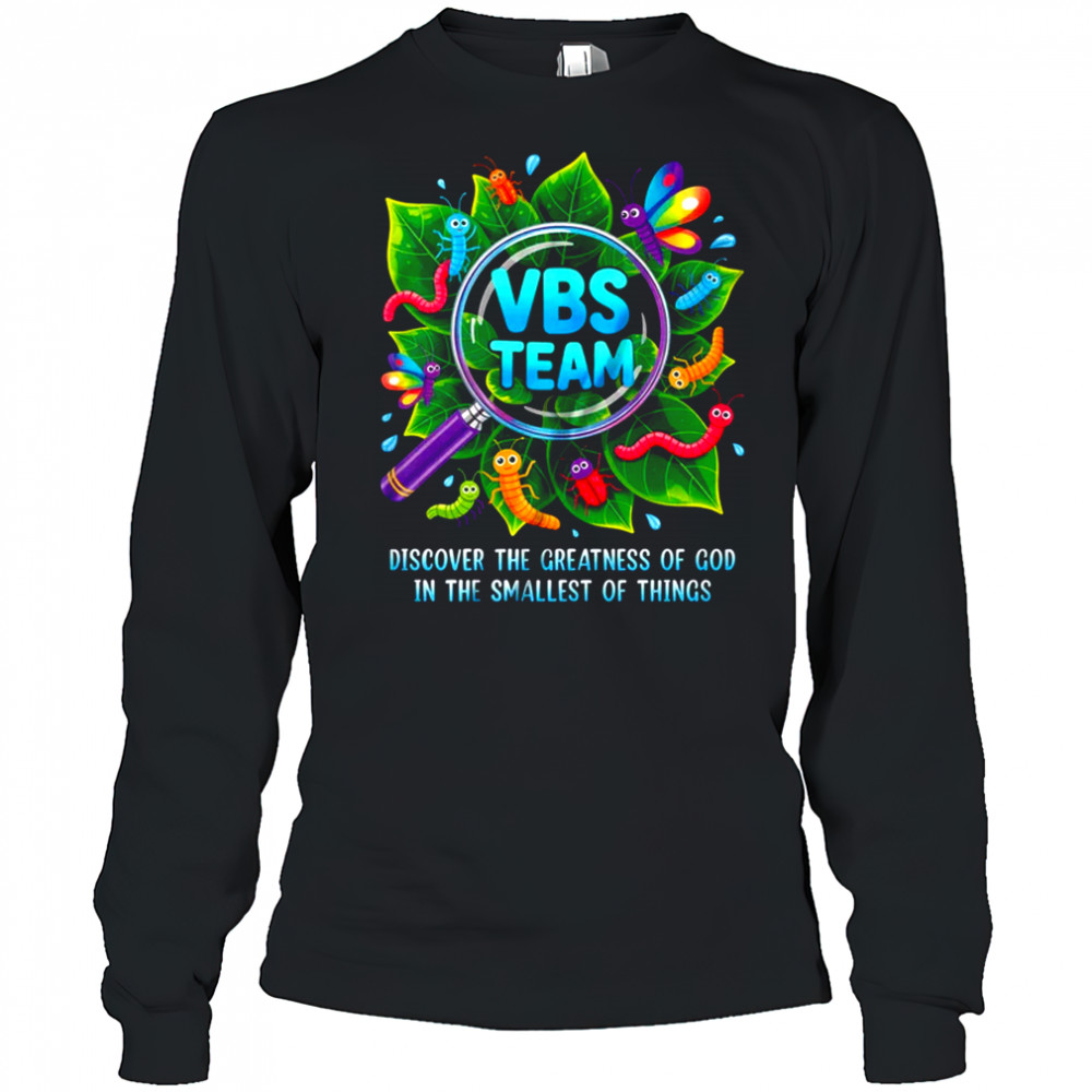 VBS Team 2025 Magnified Smallest Insects Adventure VBS shirt Long Sleeved