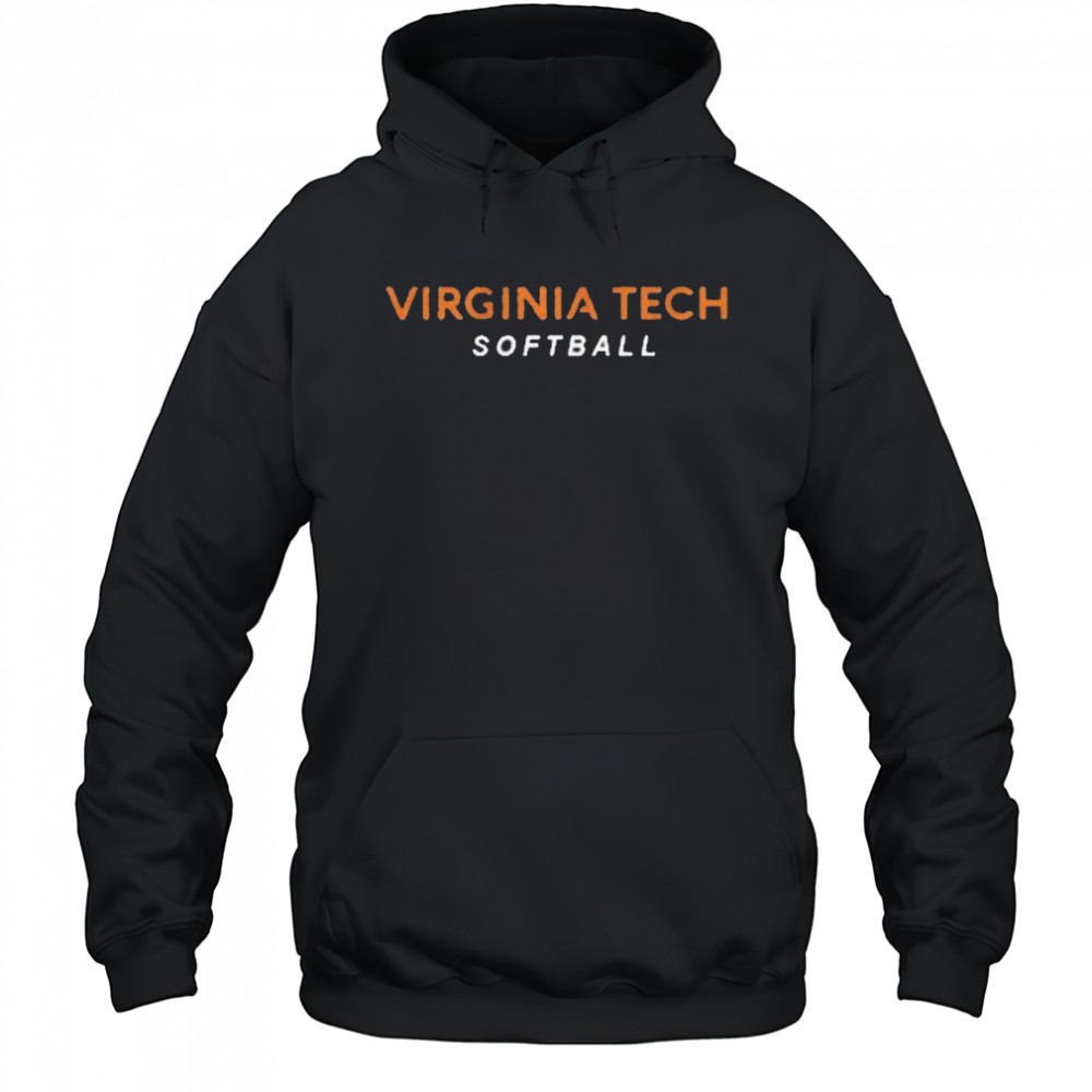 Virginia Tech Softball Logo Stack Shirt Hoodie