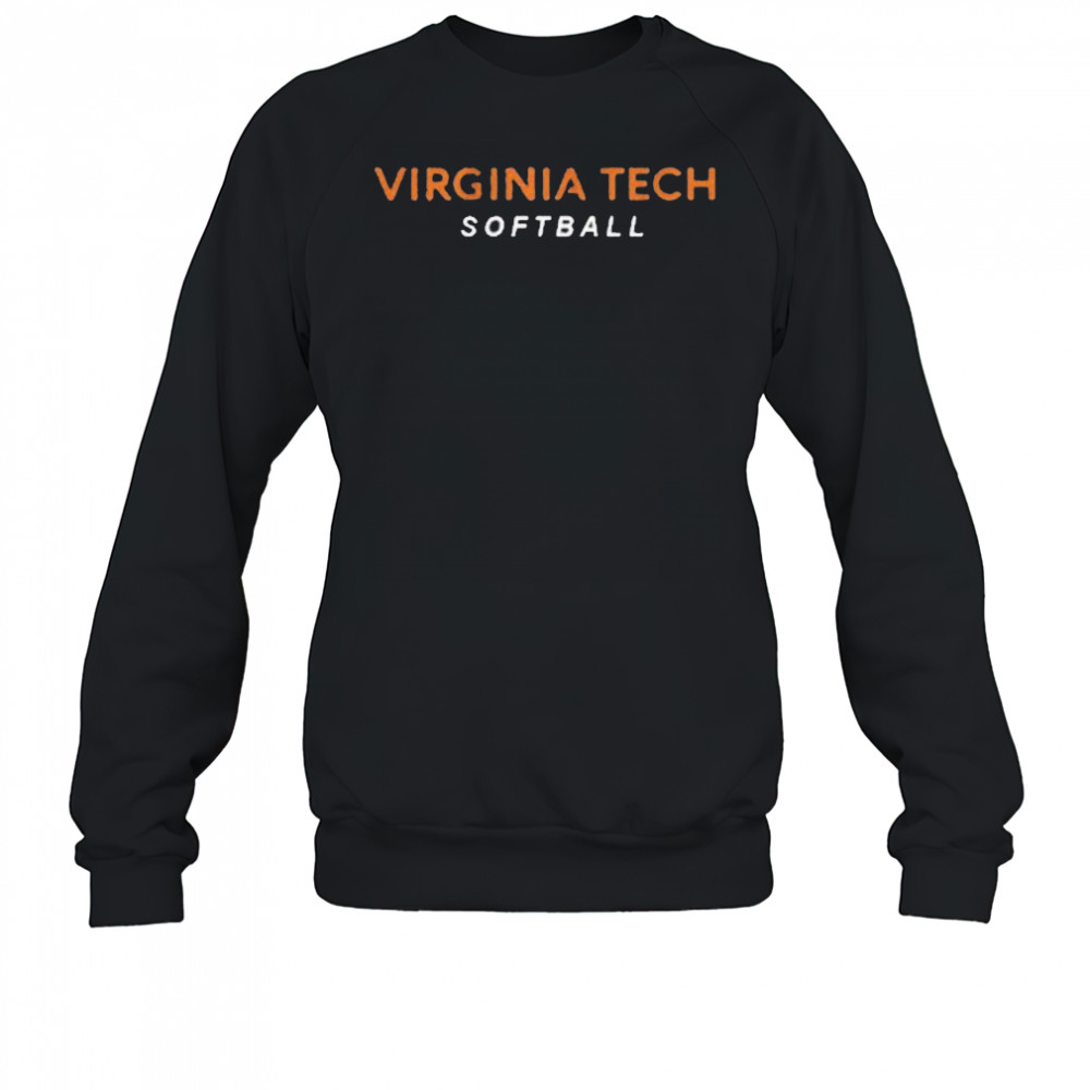 Virginia Tech Softball Logo Stack Shirt Sweatshirt