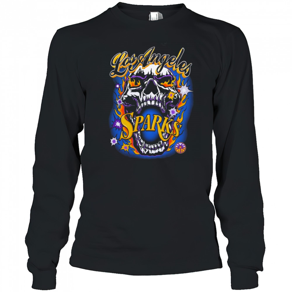 Warren Lotas Los Angeles Sparks Skull Shirt Long Sleeved