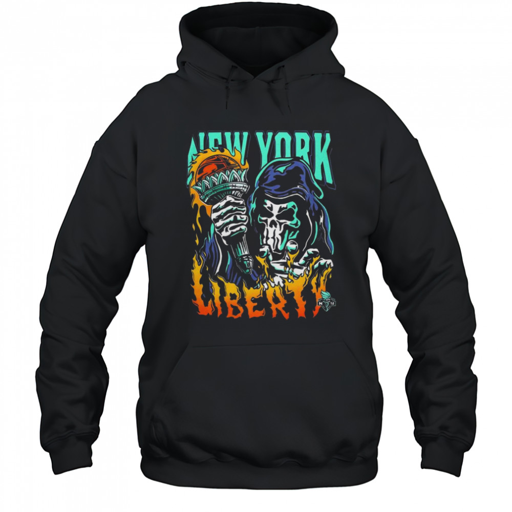 Warren Lotas New York Liberty Torch Shirt Hoodie
