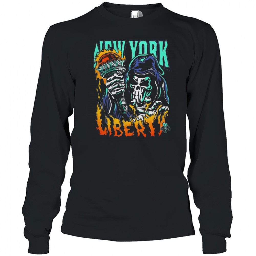 Warren Lotas New York Liberty Torch Shirt Long Sleeved
