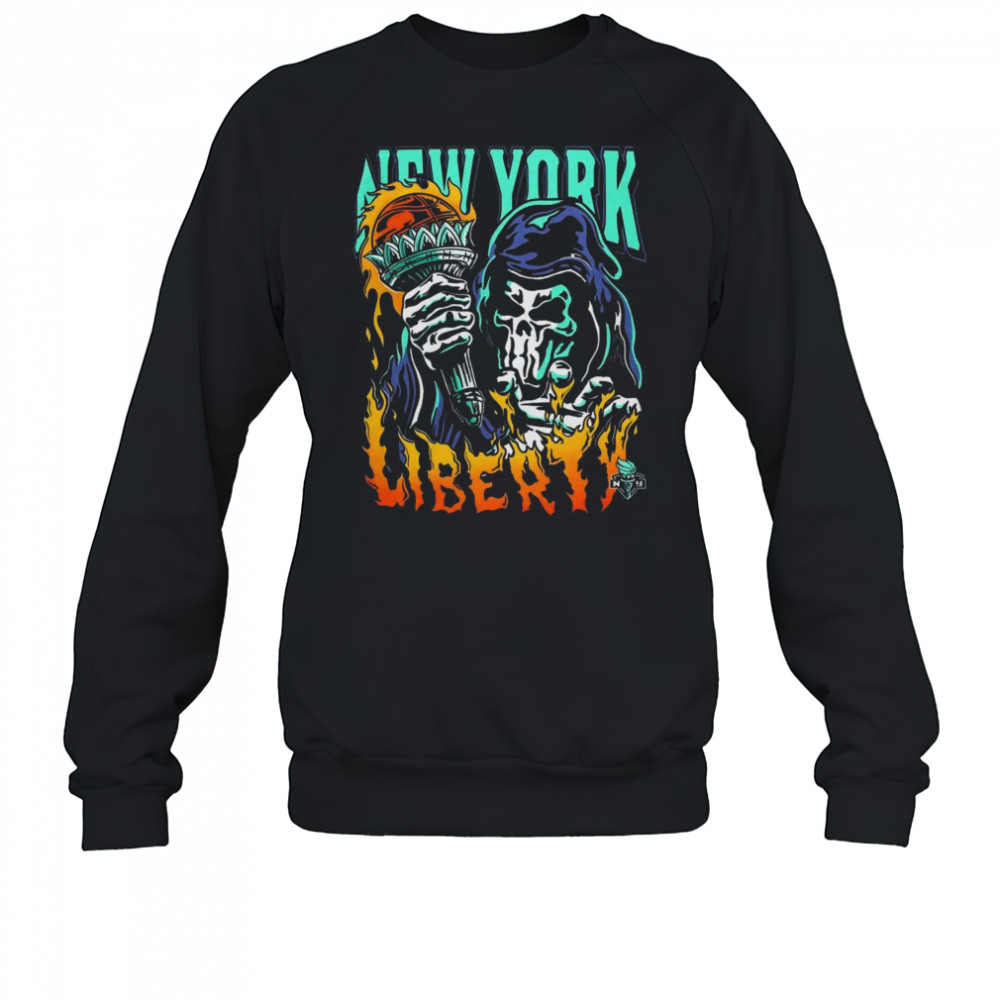 Warren Lotas New York Liberty Torch Shirt Sweatshirt