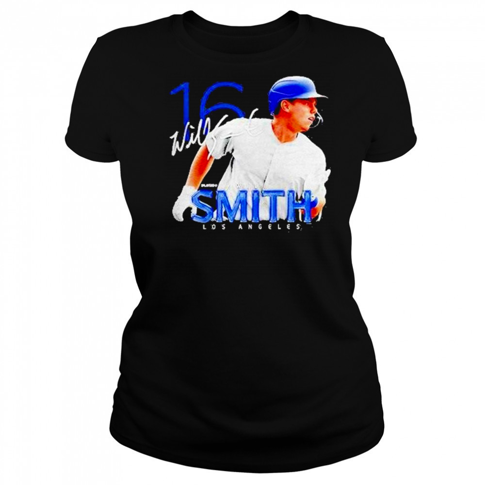 Will Smith 16 Los Angeles Dodgers Signature Shirt Women's T-shirt
