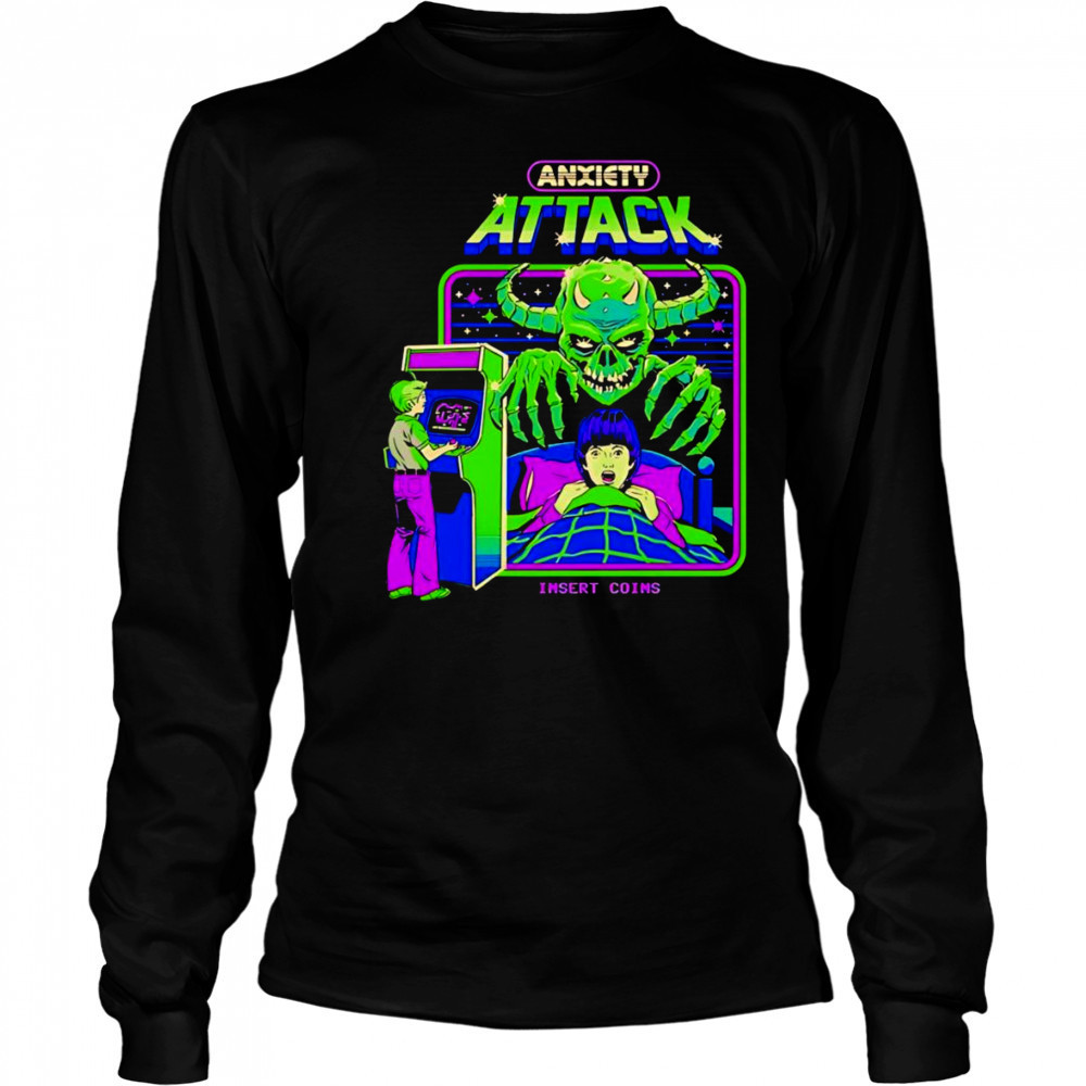 Anxiety attack insert coins shirt Long Sleeved