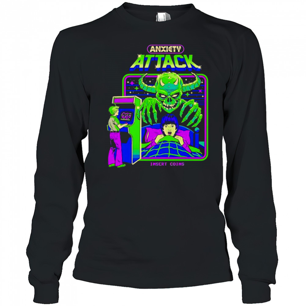 Anxiety attack insert coins shirt Long Sleeved