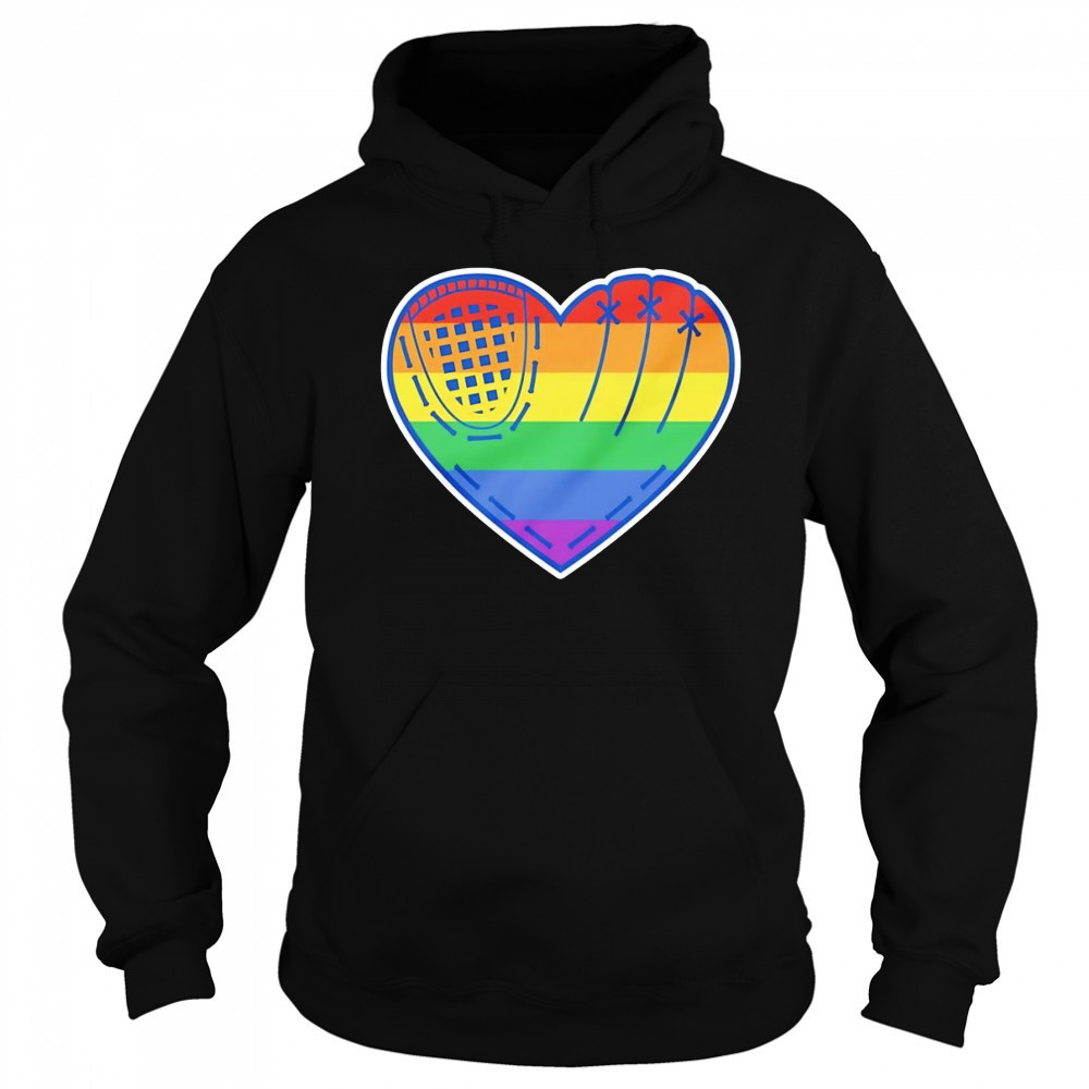 Baseball heart LGBT Pride shirt Sweatshirt