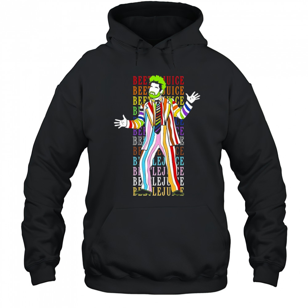 Beetlejuice Rainbow Suit Pride T-shirt Hoodie