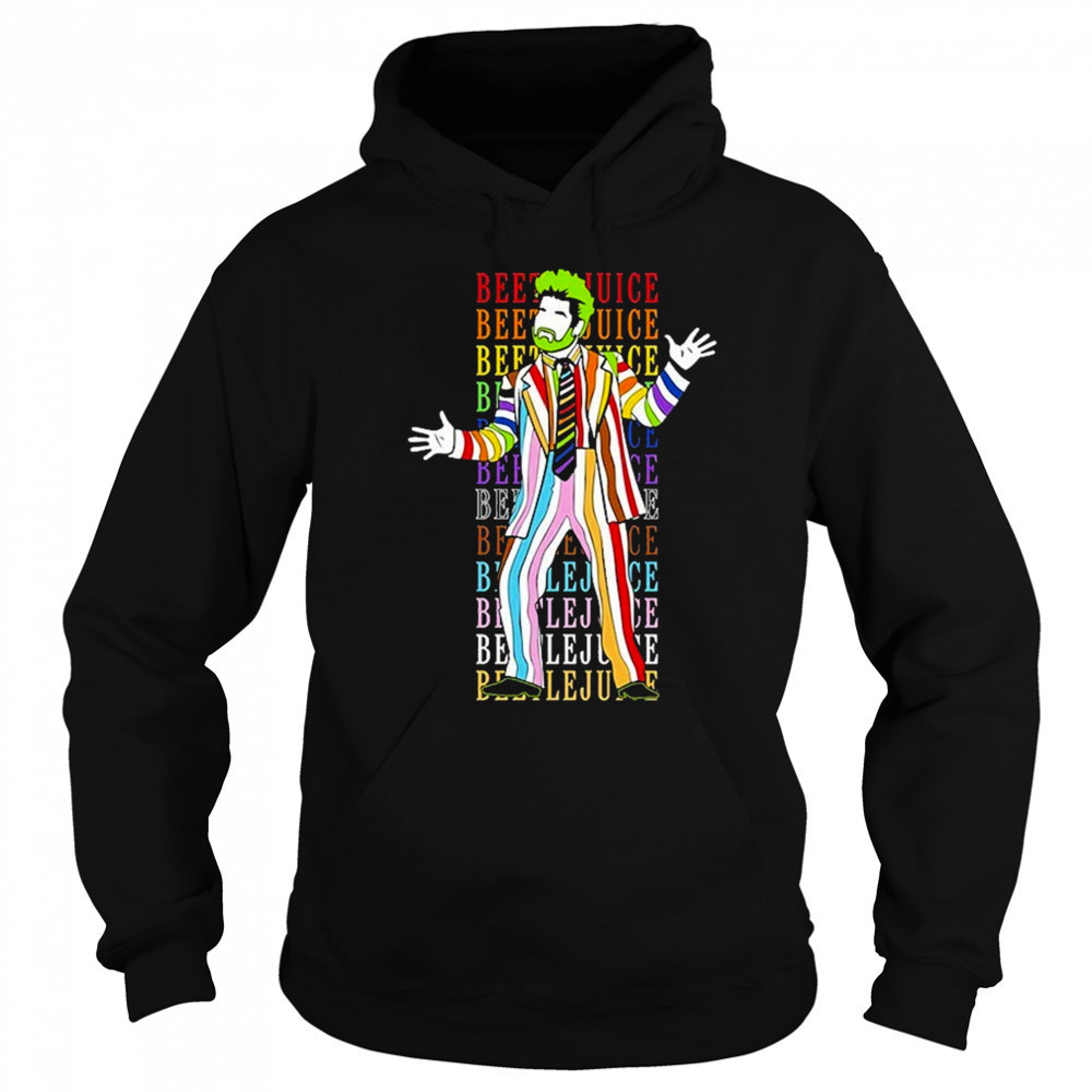 Beetlejuice Rainbow Suit Pride T-shirt Sweatshirt