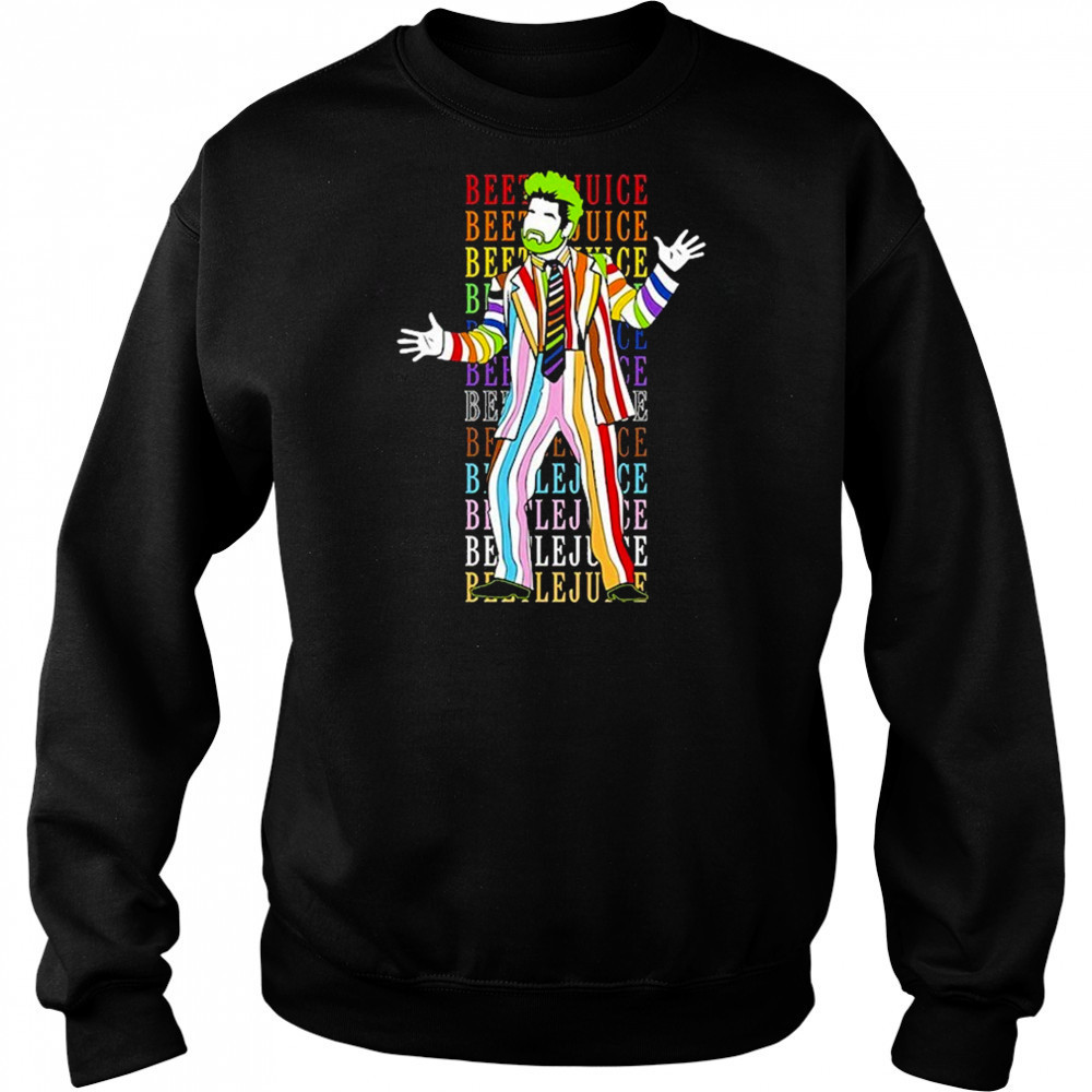 Beetlejuice Rainbow Suit Pride T-shirt Hoodie