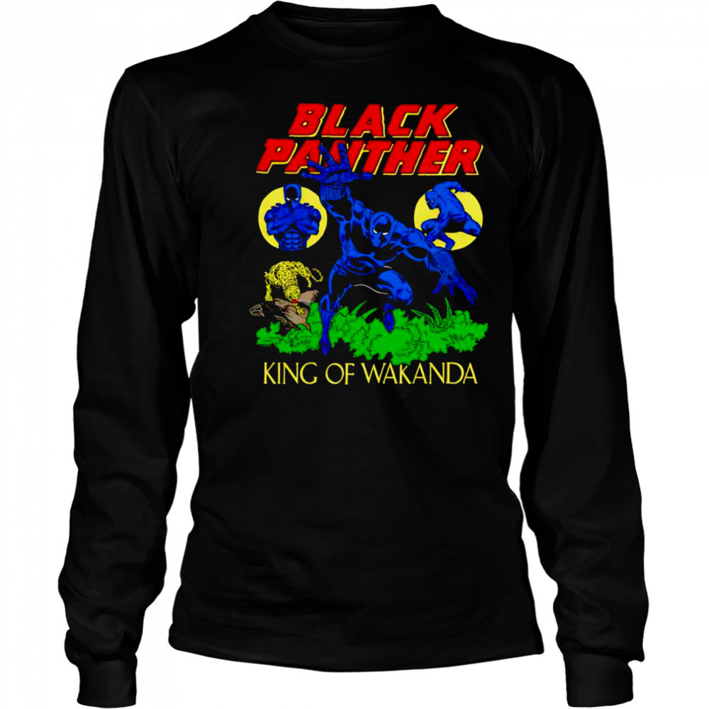 Black Panther The King of Wakanda shirt Long Sleeved
