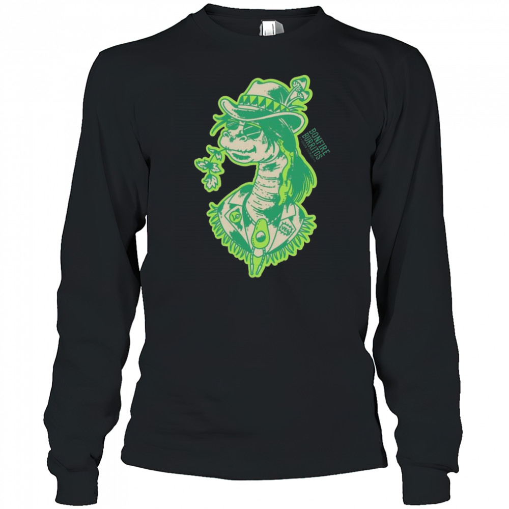 Bonfire Burritos Bobasaurus Shirt Long Sleeved