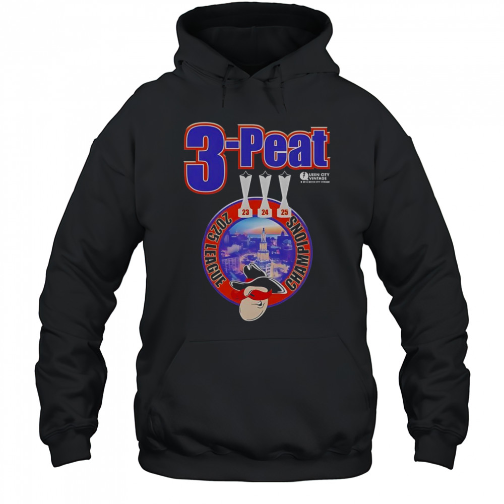 Buffalo Bandits 3 Peat 2025 League Champions T-Shirt Hoodie