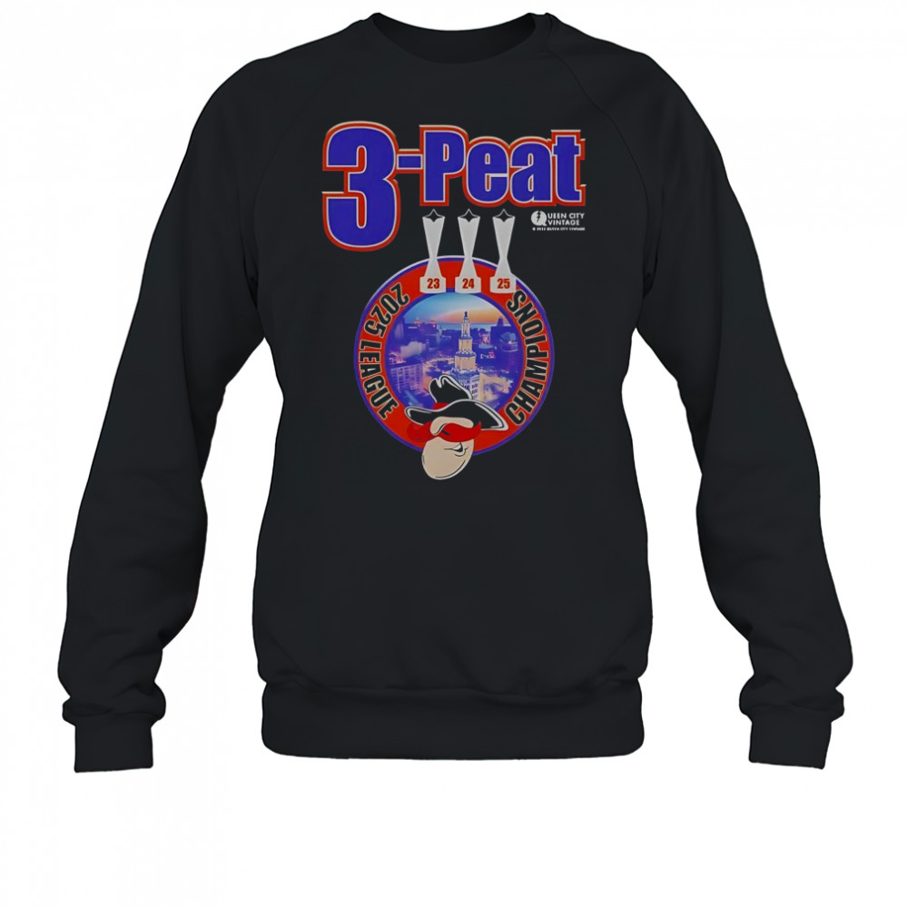 Buffalo Bandits 3 Peat 2025 League Champions T-Shirt Sweatshirt
