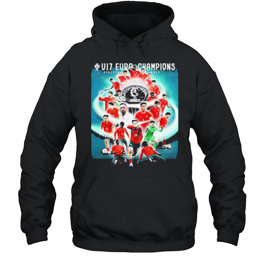 Congrats U17 Portugal Winners U17 Euro Champions Albania 2025 shirt Hoodie