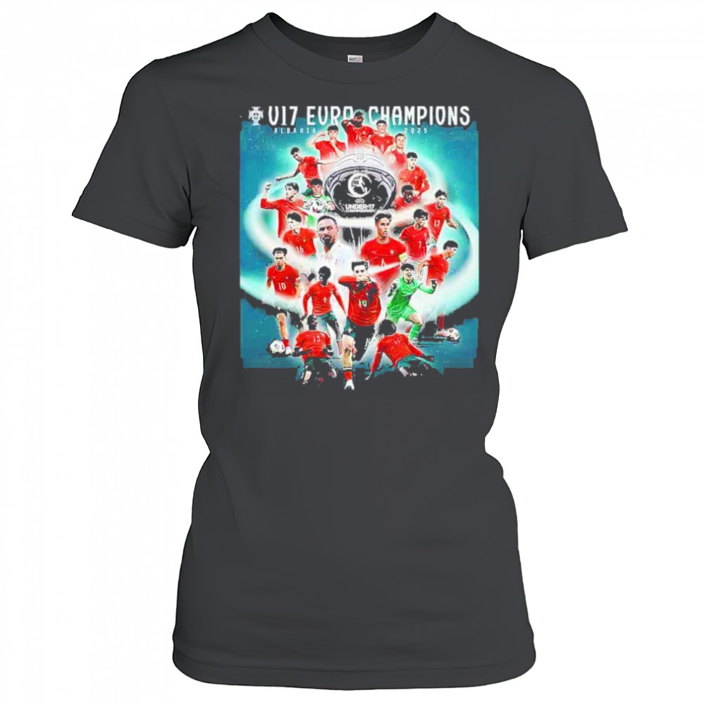 Congrats U17 Portugal Winners U17 Euro Champions Albania 2025 shirt Women's T-shirt