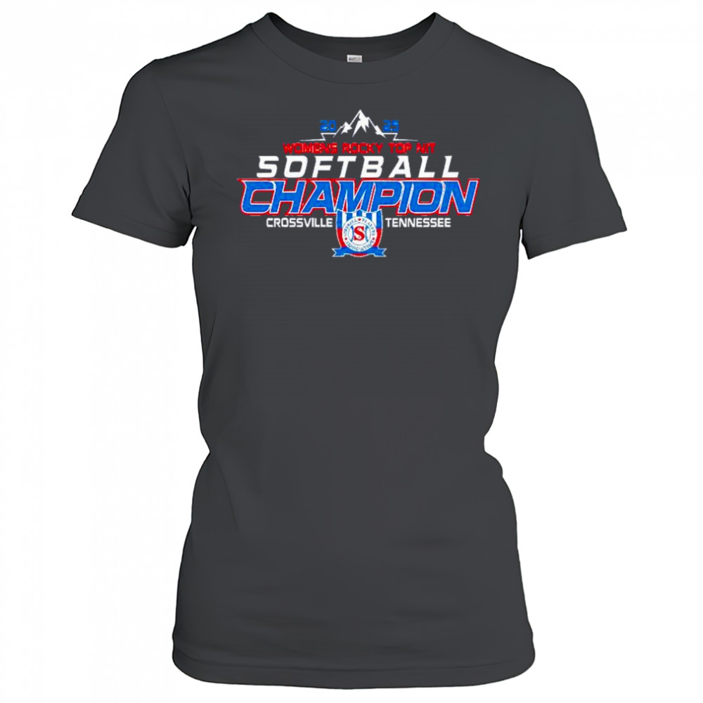 Crossville Tennessee 2025 women’s rocky top nit softball champion shirt Women's T-shirt