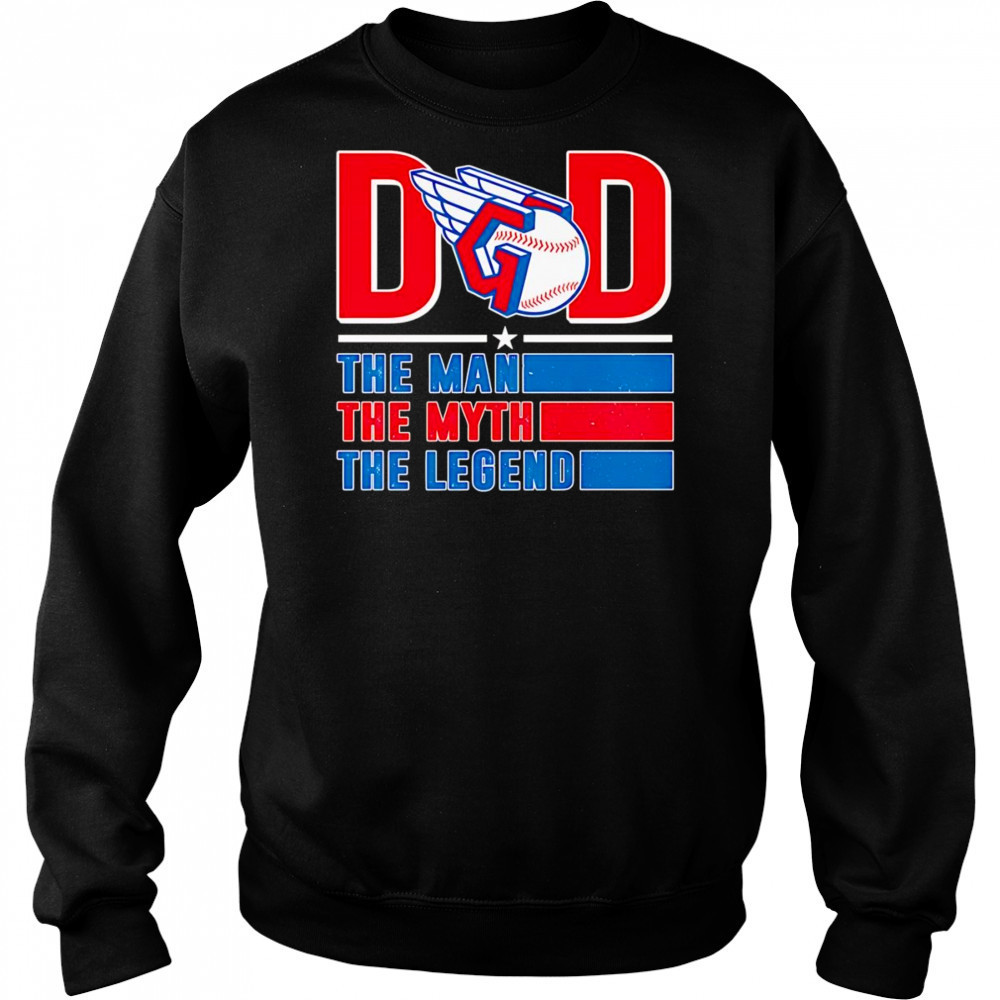 Dad the man the myth the Legend Cleveland Guardians shirt Hoodie