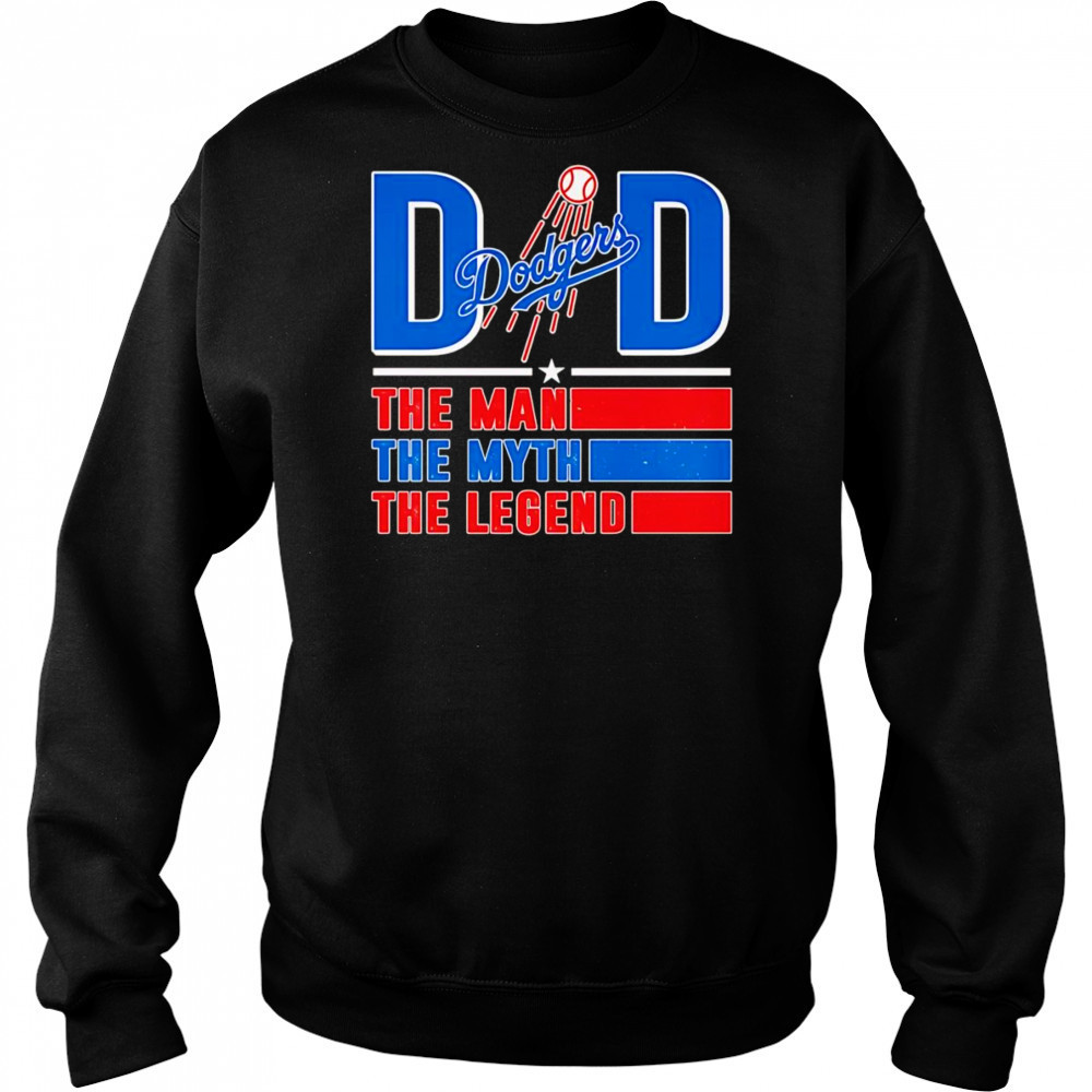 Dad the man the myth the Legend Los Angeles Dodgers shirt Hoodie