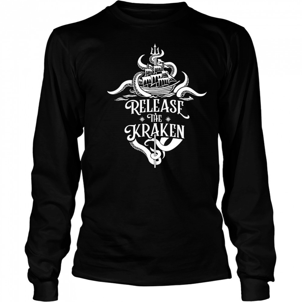 Damien Release The Kraken T-shirt Long Sleeved