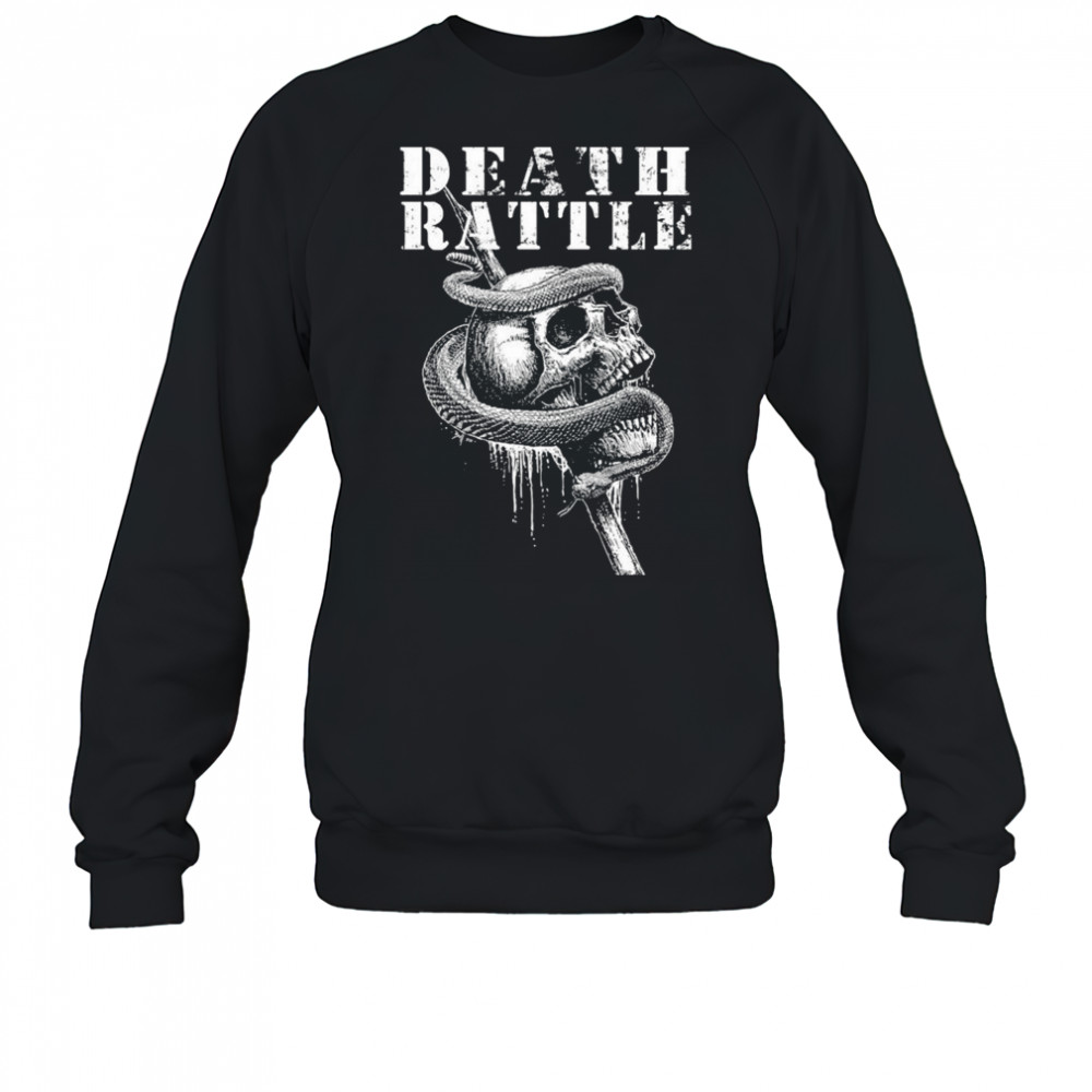 Death Rattle SnakeSkull T-shirt Sweatshirt