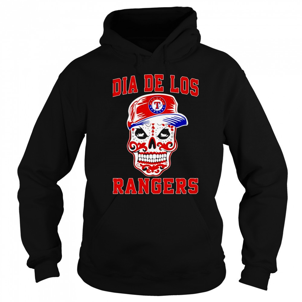 Dia de los sugar skull Texas Rangers shirt Sweatshirt