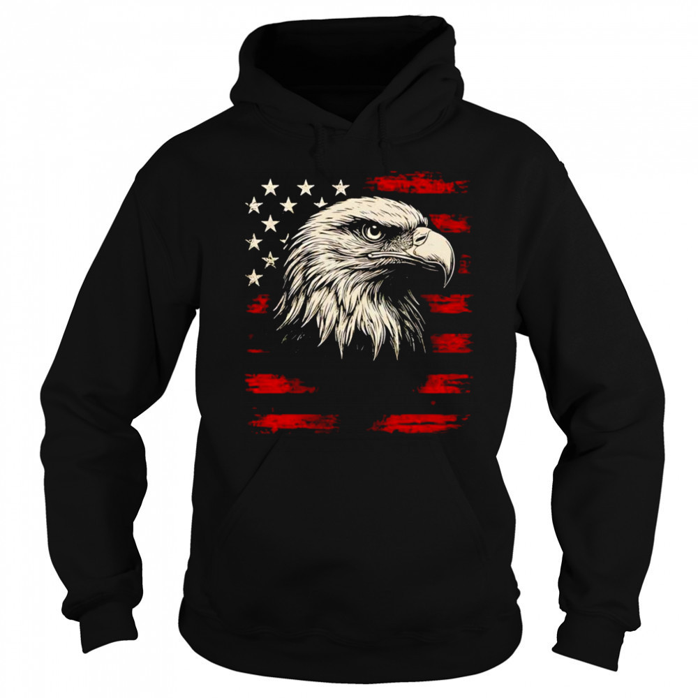Eagle American flag 4th of July shirt Sweatshirt