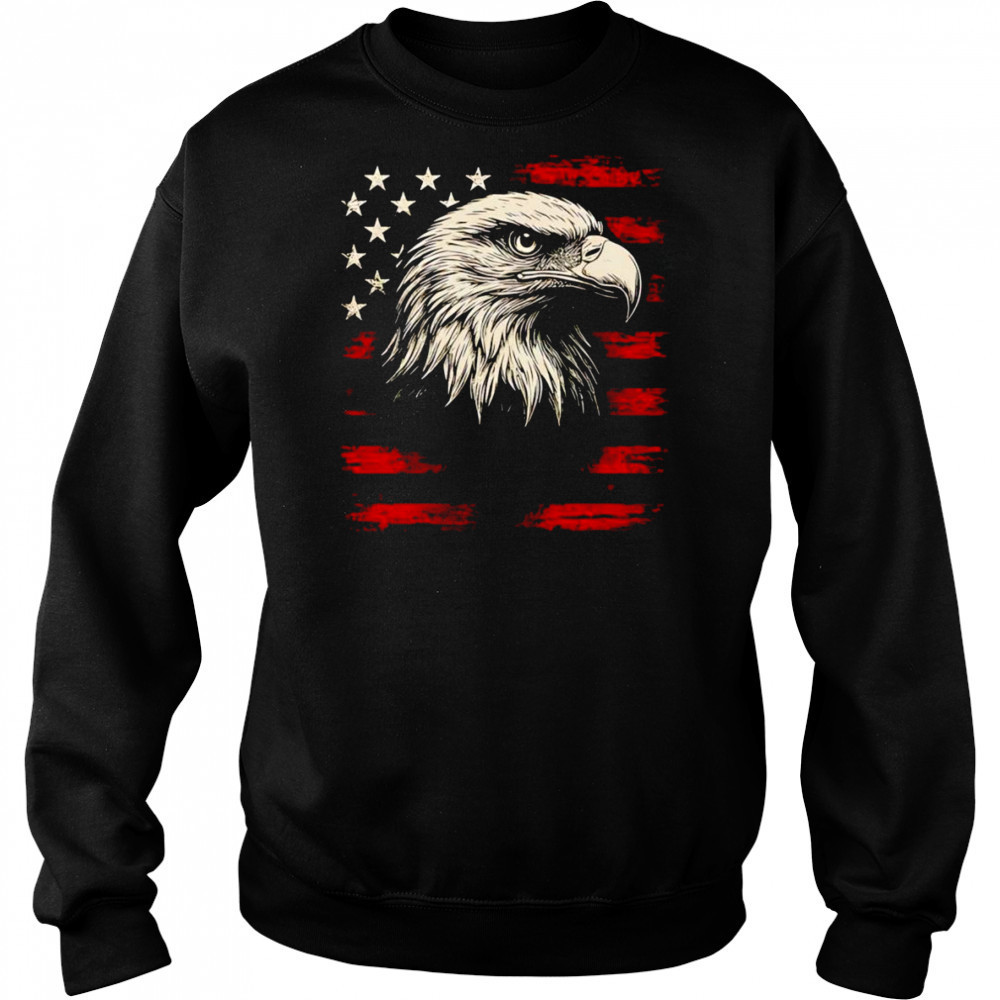 Eagle American flag 4th of July shirt Hoodie