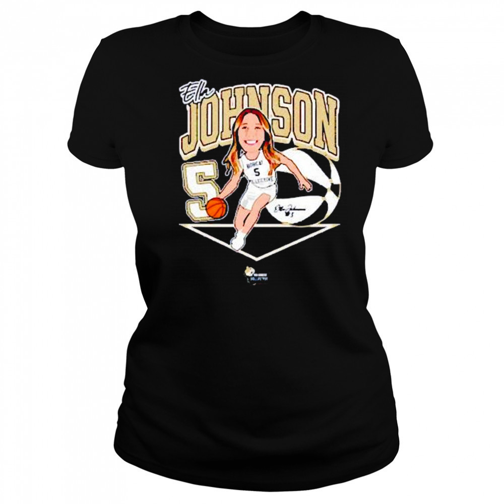 Ella Johnson Montana State Bobcats women’s basketball caricature player shirt Women's T-shirt