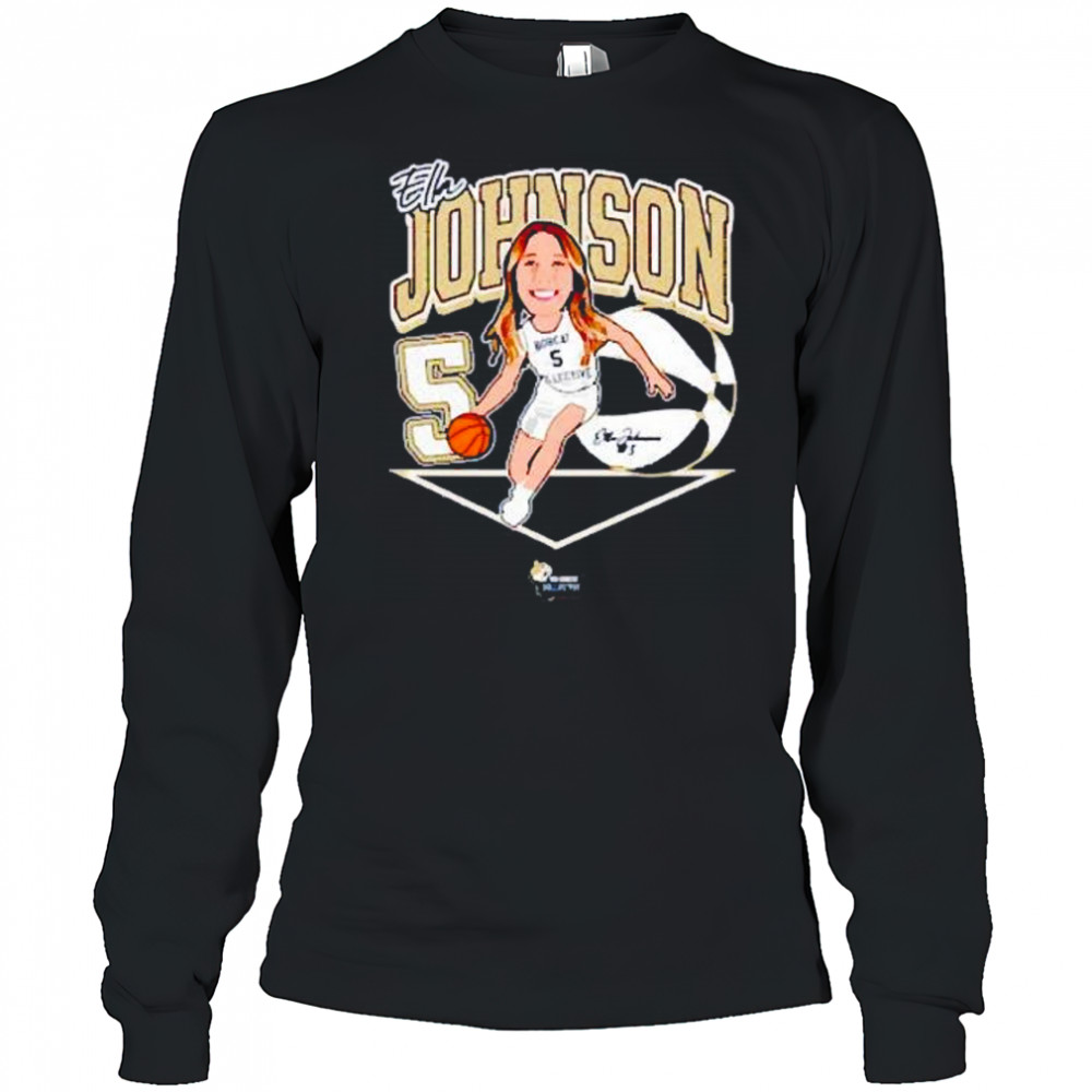 Ella Johnson Montana State Bobcats women’s basketball caricature player shirt Long Sleeved