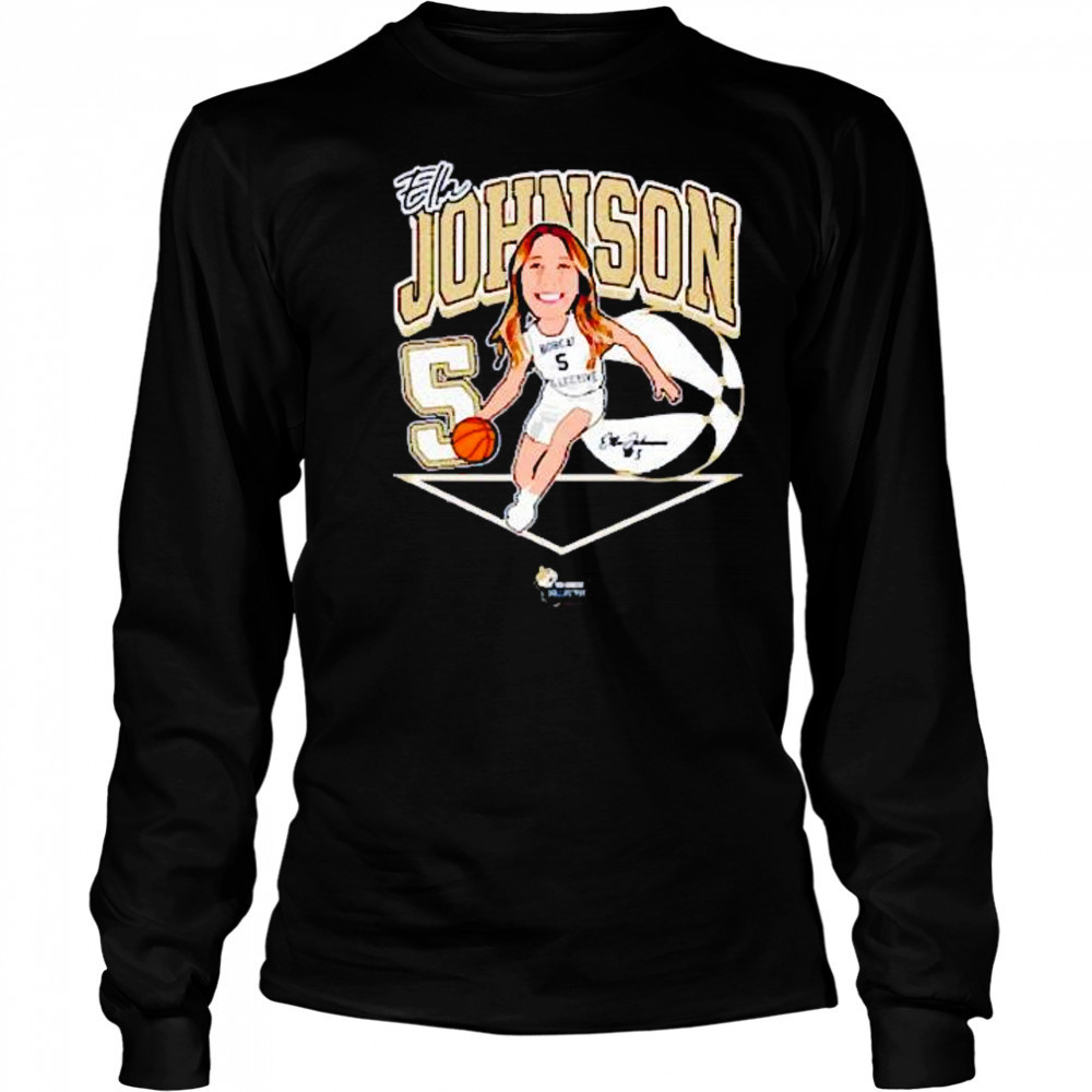 Ella Johnson Montana State Bobcats women’s basketball caricature player shirt Long Sleeved