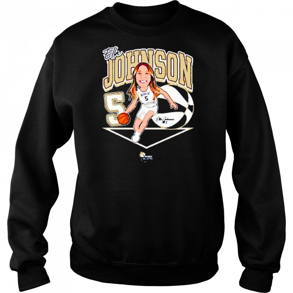 Ella Johnson Montana State Bobcats women’s basketball caricature player shirt Hoodie